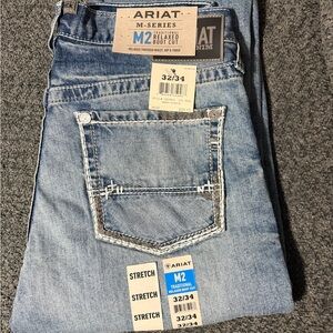 Ariat Men's M2 Denim Bootcut Blue Jeans